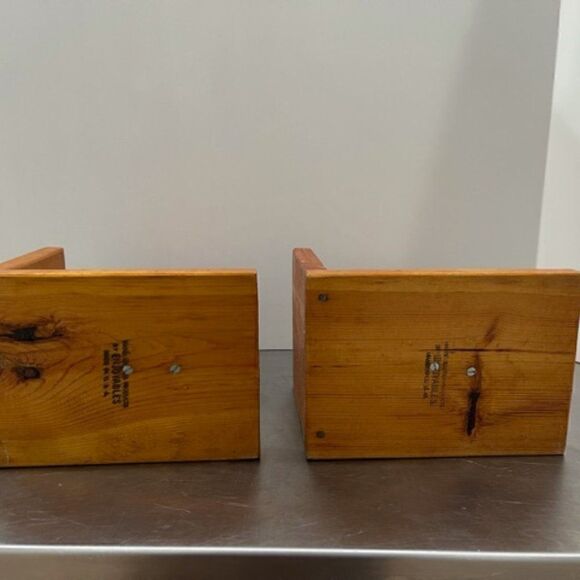 VTG Cat Bookends Wood Painted HAND CRAFTED PRODUCT - Picture 8 of 9